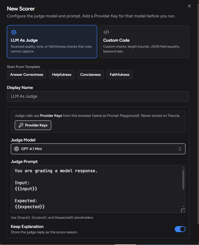 New Scorer